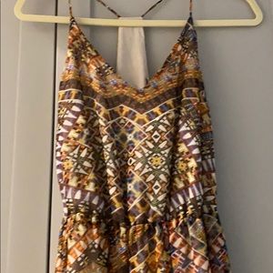 Lavender Brown Sheer Maxi